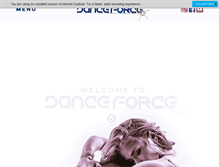 Tablet Screenshot of danceforceoz.com.au